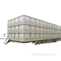Réservoir de stockage d'eau 50000 litres, réservoir d'eau FRP / grp (SMC)